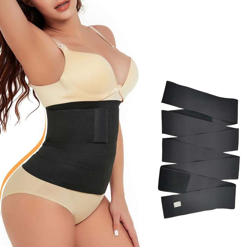 1000 Elastic Waistband Postpartum Waistband, Size: 4 meters(Black)