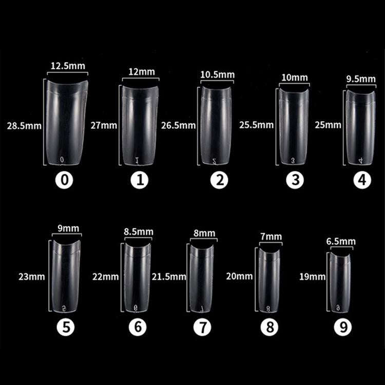 FABIYAN Nail Brush Nail Piece Set Nail Art Polishing Supplies Set, Specification: Transparent Ful...
