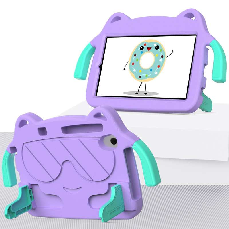 For Lenovo Tab M8 HD 8505F/X8705F 2rd Gen Ice Baby EVA Shockproof Hard PC Tablet Case(Light Purpl...