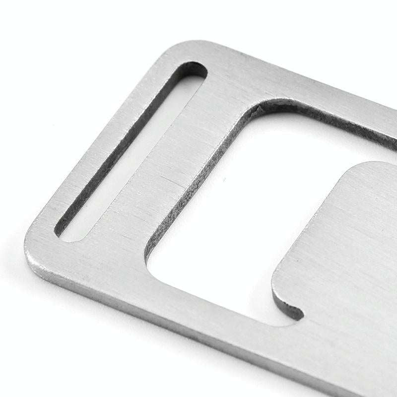 20 PCS Ribbon Bottle Opener Stainless Steel Card Bottle Opener Outdoor Backpack Webbing Buckle La...