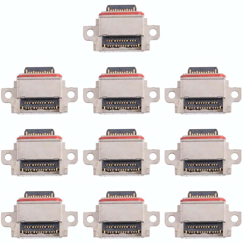 10pcs Charging Port Connector for Samsung Galaxy S10+ SM-G975F, SM-G975U, SM-G975W, SM-G975U1, SM...