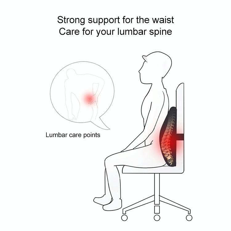 Lumbar Cushion Office Maternity Seat Cushion Car Lumbar Memory Foam Lumbar Pillow,Style: Standard...