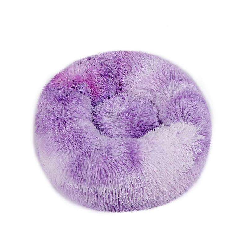 Plush Pet Bed Deep Sleep Pet Pad, Specification: 50cm(Purple)