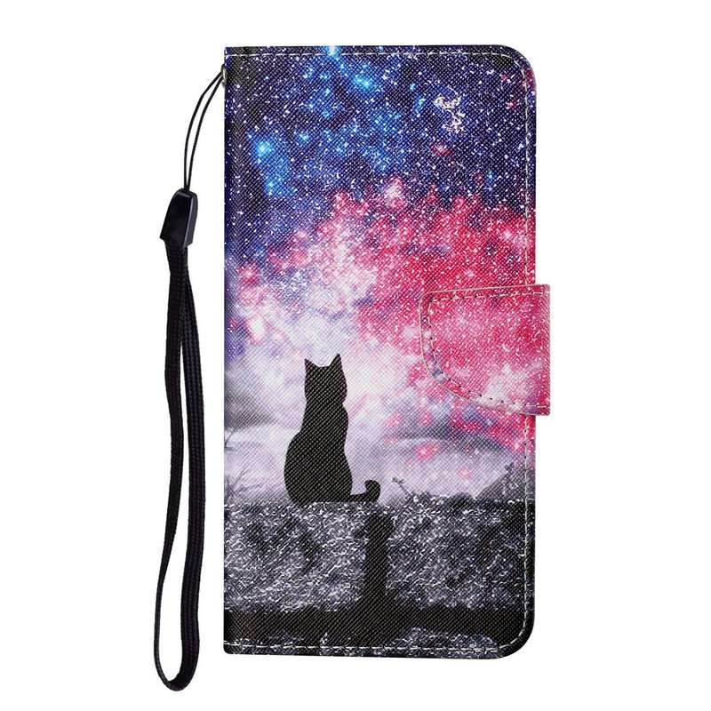 For Samsung Galaxy A32 5G Colored Drawing Pattern Horizontal Flip Leather Case with Holder & Card...