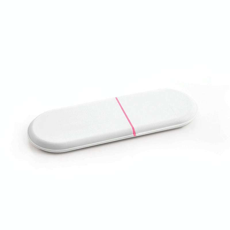 Household Battery Storage Box Data Cable Charger Storage Organizer Box, Color: Gray White Single ...