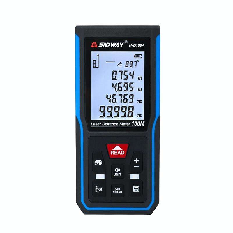 SNDWAY H-D100A Handheld Laser Rangefinder Infrared Measuring Instrument, Distance: 100m
