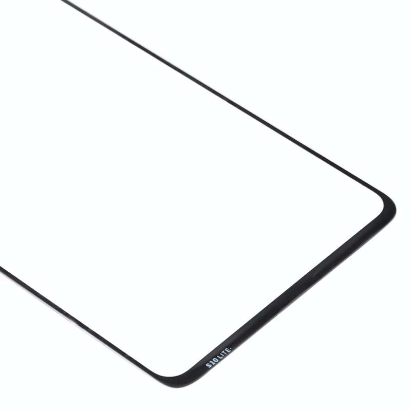 For Samsung Galaxy A71 Front Screen Outer Glass Lens (Black)