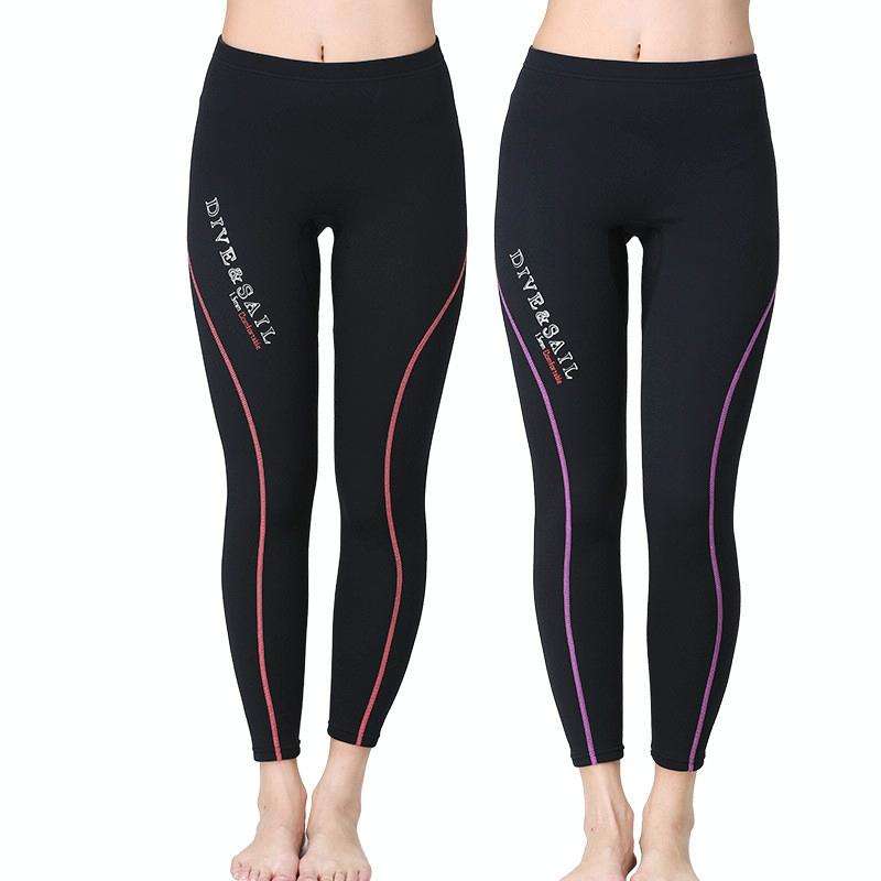 DIVE&SAIL 1.5mm Thick Warm Diving Pants Split Snorkeling Pants Sailing Surfing Winter Swimming Tr...