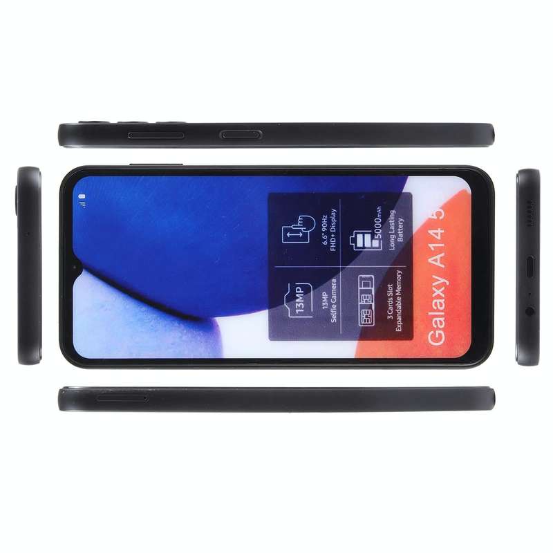 For Samsung Galaxy A14 5G Color Screen Non-Working Fake Dummy Display Model(Black)