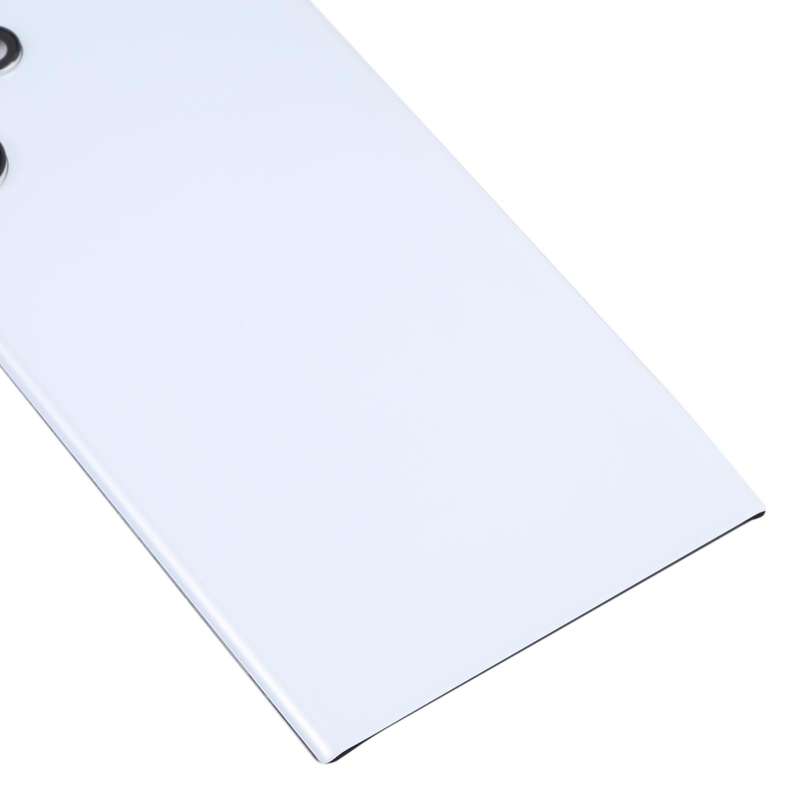 For Samsung Galaxy S22 Ultra 5G SM-S908B Battery Back Cover with Camera Lens Cover (White)
