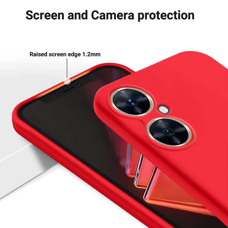 For Huawei Nova 11i Solid Color Liquid Silicone Dropproof Full Coverage Protective Case(Red)