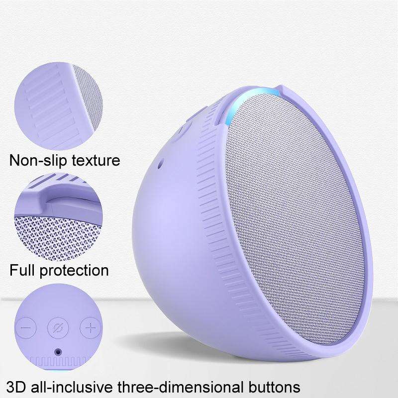 For Amazon Echo Pop Smart Speaker All-Inclusive Drop-Proof Protective Cover(Pine)