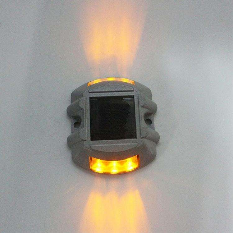 Solar Horseshoe Road Stud Light Car Guidance Light Road Deceleration Light, Flashing Bright Versi...