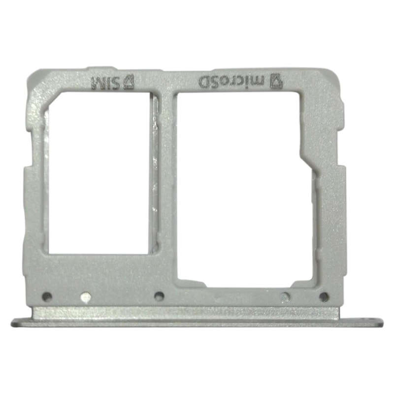 For Galaxy Tab S3 9.7 / T825 (3G Version) SIM Card Tray + Micro SD Card Tray (Silver)