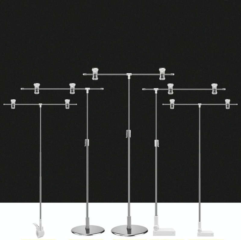Photography Backdrop Stand Camera Photo Background Props,Style: T-type 2-section 85cm