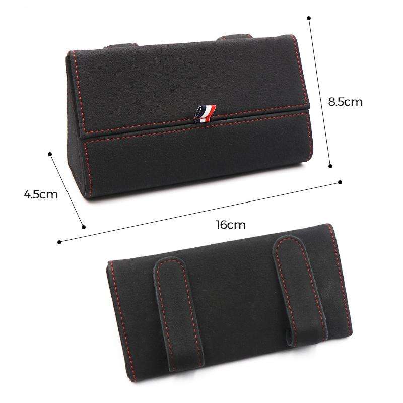 530 Car Glasses Storage Bag Glasses Box (Beige)
