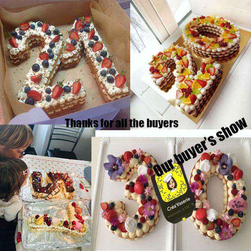 2 PCS Numbers Cake Mold Cake Decorating Tools(3#58151)