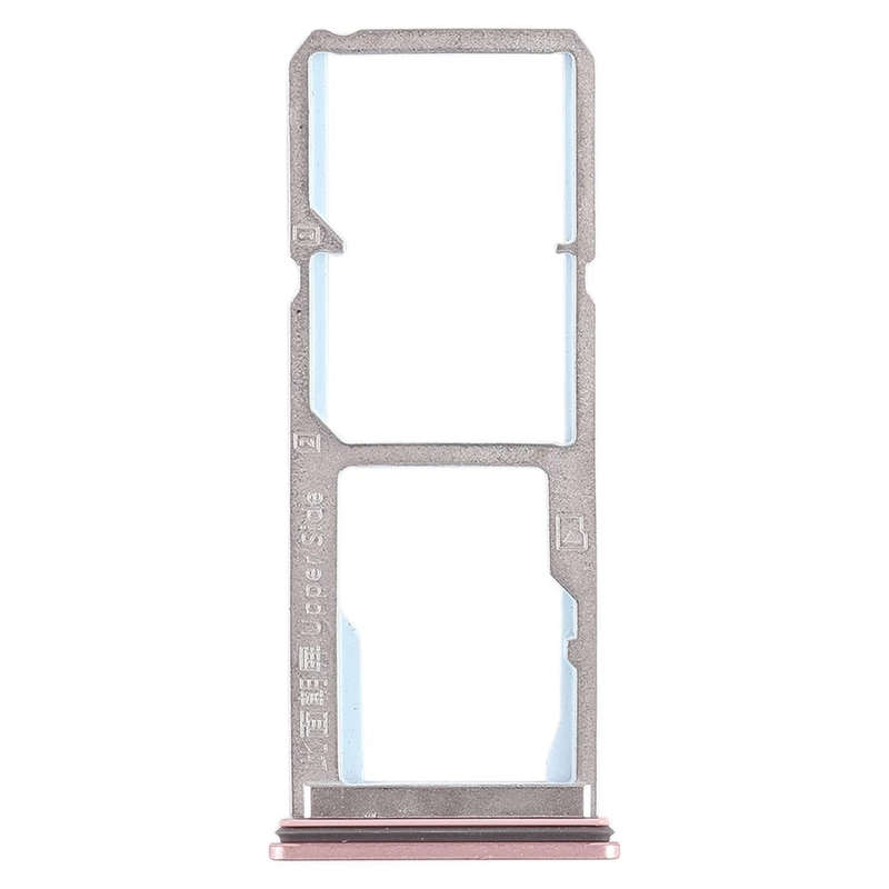 For Vivo Y69 2 x SIM Card Tray + Micro SD Card Tray (Rose Gold)