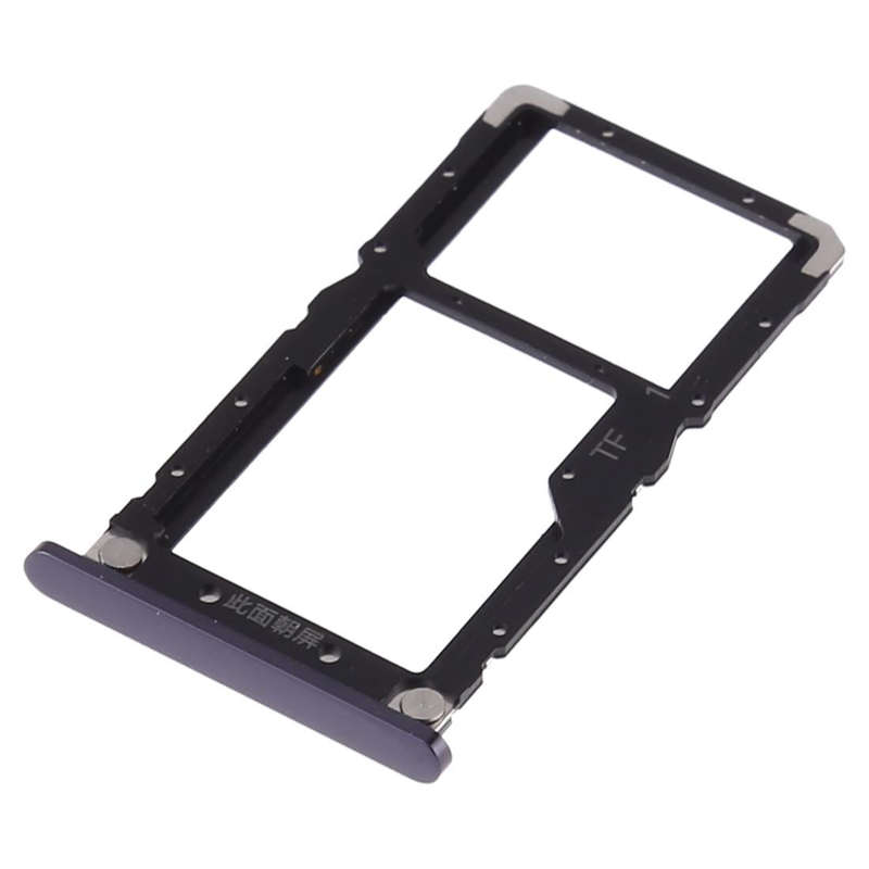 SIM Card Tray +  Micro SD Card for Xiaomi Mi 8 Lite(Black)