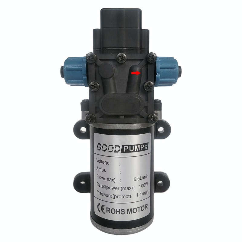 DC48V 100W Reflux Double Thread Positive Pump Diaphragm 8L Atomizing Spray Water Pump for Car Was...