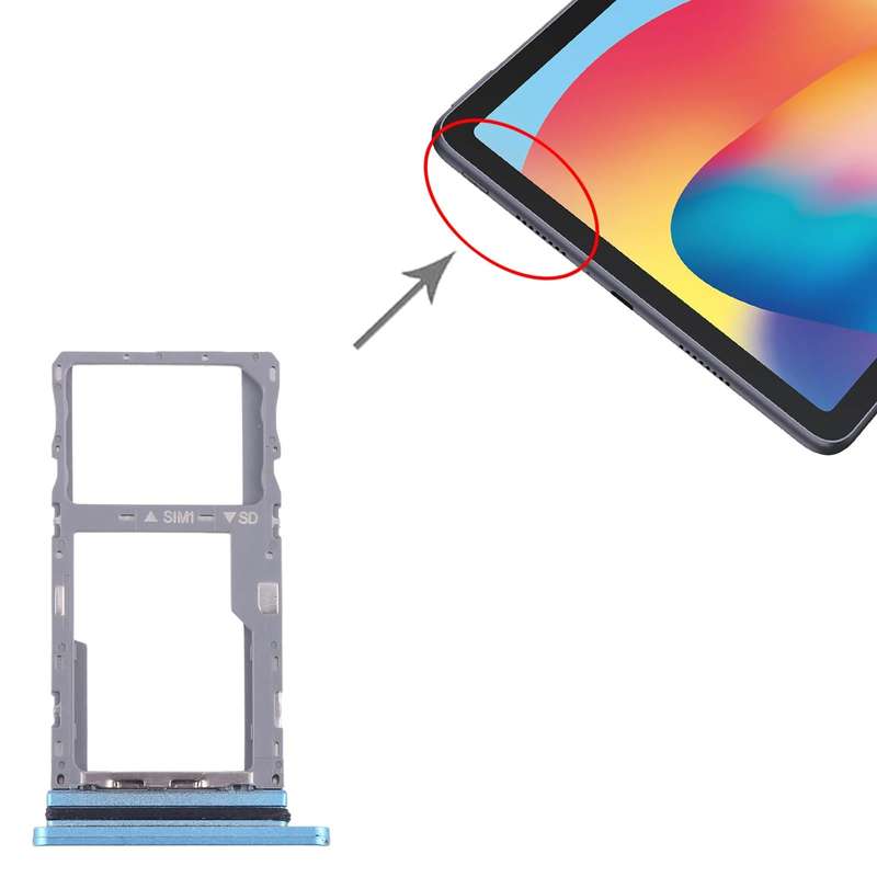 For TCL 10 TabMax Original SIM + Micro SD Card Tray (Green)
