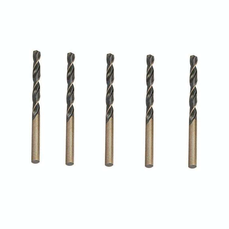 5 PCS 9.0mm Steel Plate High-Speed Steel 4341 Black Yellow Twist Drill