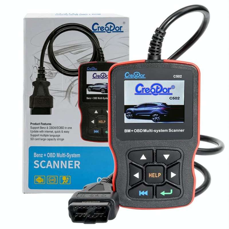 Creator C502 V7.6 Car OBD2 Multi-system Scanner Car Diagnostic Tool for Mercedes-Benz before 2016...