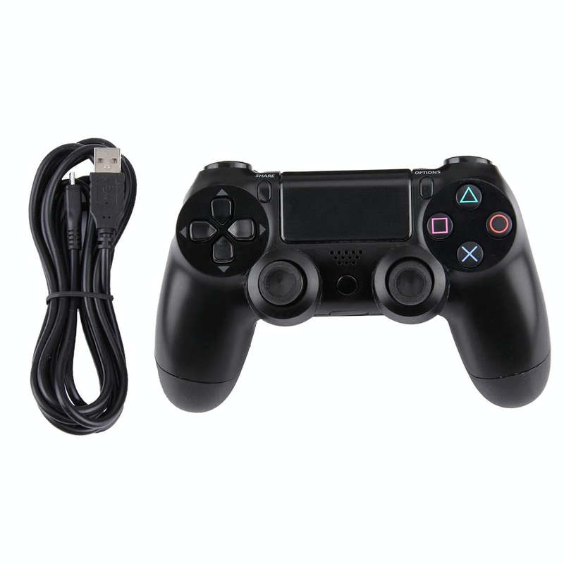 For PS4 Computer Tablet Notebook Laptop PC Wired USB Game Controller Gamepad, Cable Length: 1.2M(...