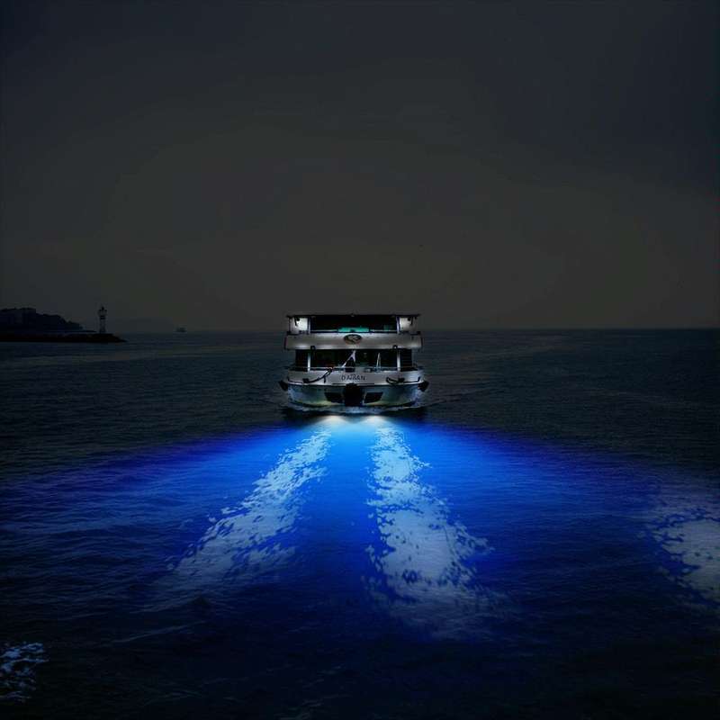 2 PCS MK-027 Ship / Yacht 10-30V 27LEDs Waterproof Stainless Steel Underwater Light(Red Light)