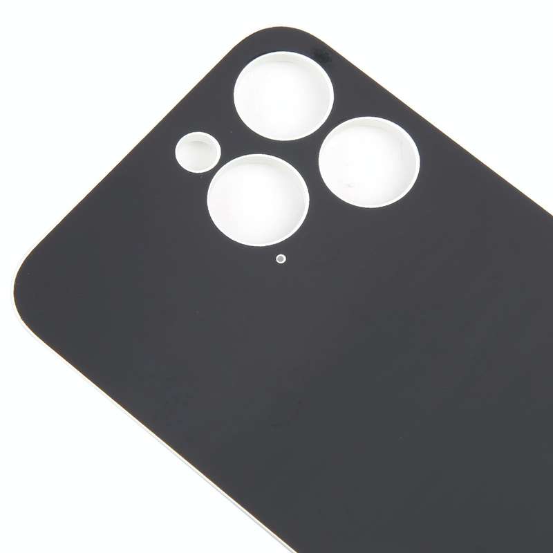 For iPhone 15 Pro Glass Battery Back Cover(White)