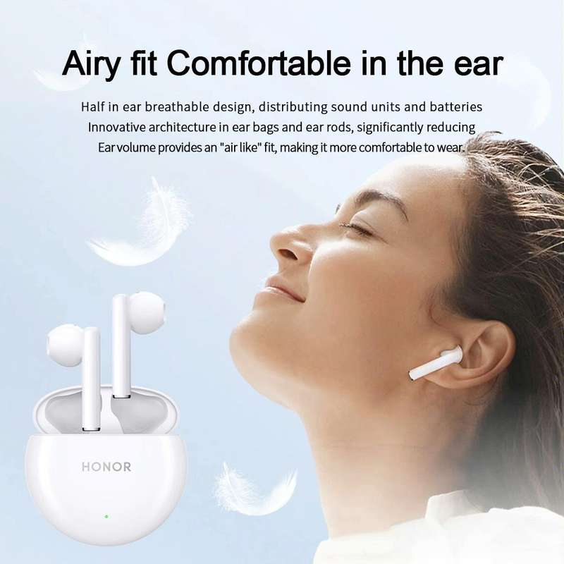 Honor Earbuds X5 Semi-in-ear Smart Call Noise Reduction Wireless Bluetooth Earphones(Coral Pink)