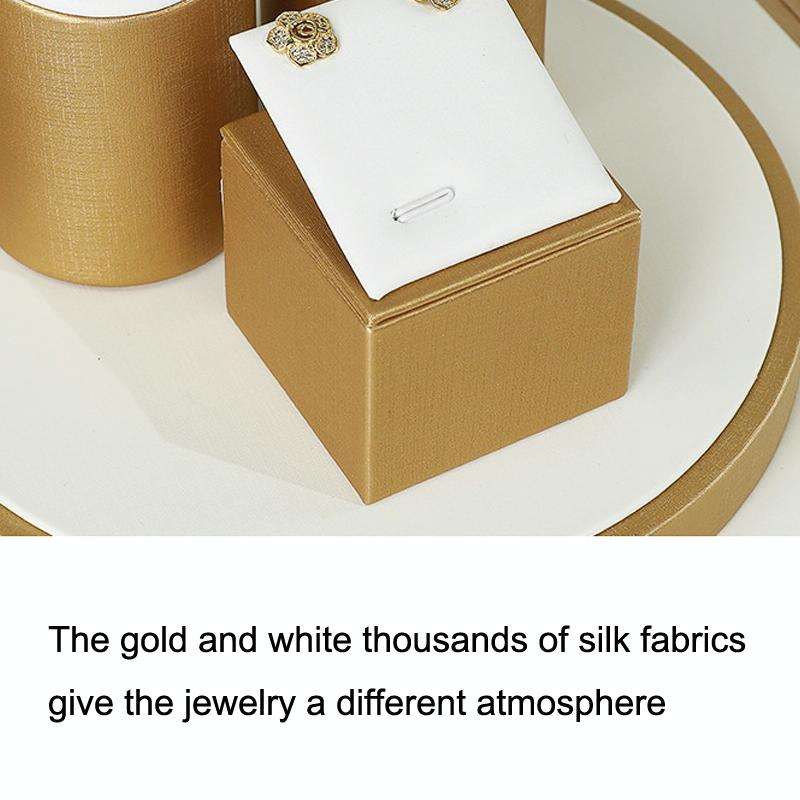 5x5x5.5cm Ring Display Stand Jewelry Display Microfiber Jewelry Props Display Rack