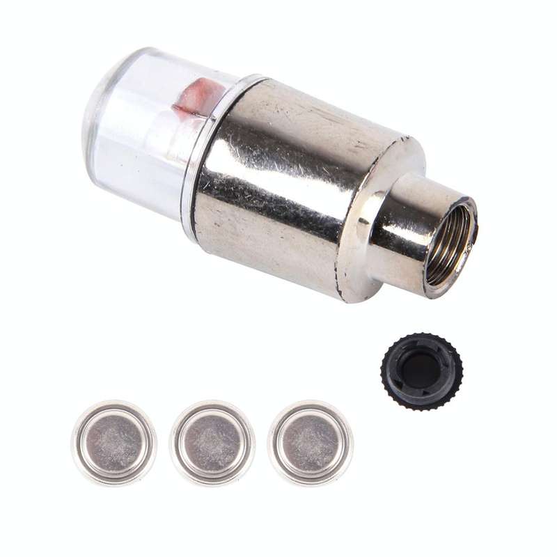 2 PCS Valve Cap Light Wheel Tyre Lamp With Battery for Car / Motorbike / Bike(Blue Light)