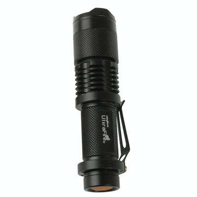UltraFire Focus Flashlight, 3 Mode, Cree XM-L T6 LED, White Light, Luminous Flux: 700lm, Length: ...