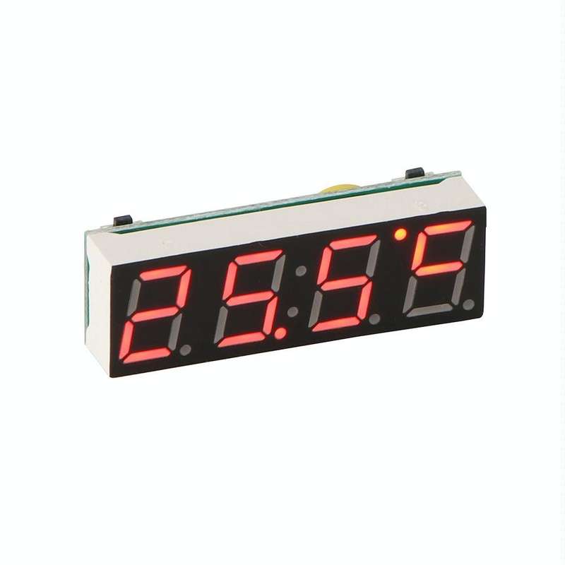 High-Precision RX8025T Digital Clock Module LED Digital Tube Electronic Clock(Red)