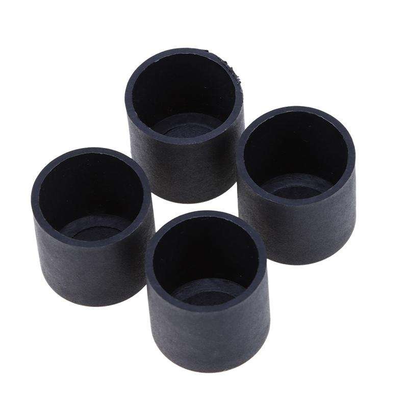 100 PCS Plastic Chair Feet Protectors Black Anti-skid Furniture Legs Table Base Cap Floor Protect...