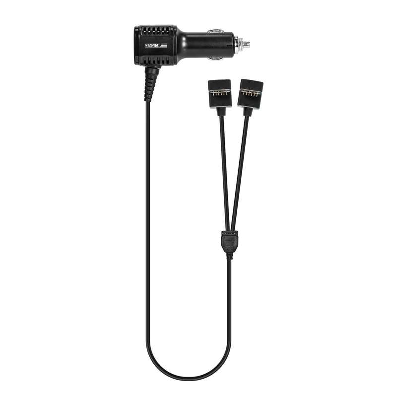 For DJI Mavic Mini 3 Pro STARTRC 2 in 1 Battery and Remote Control Charging Car Charger(Black)