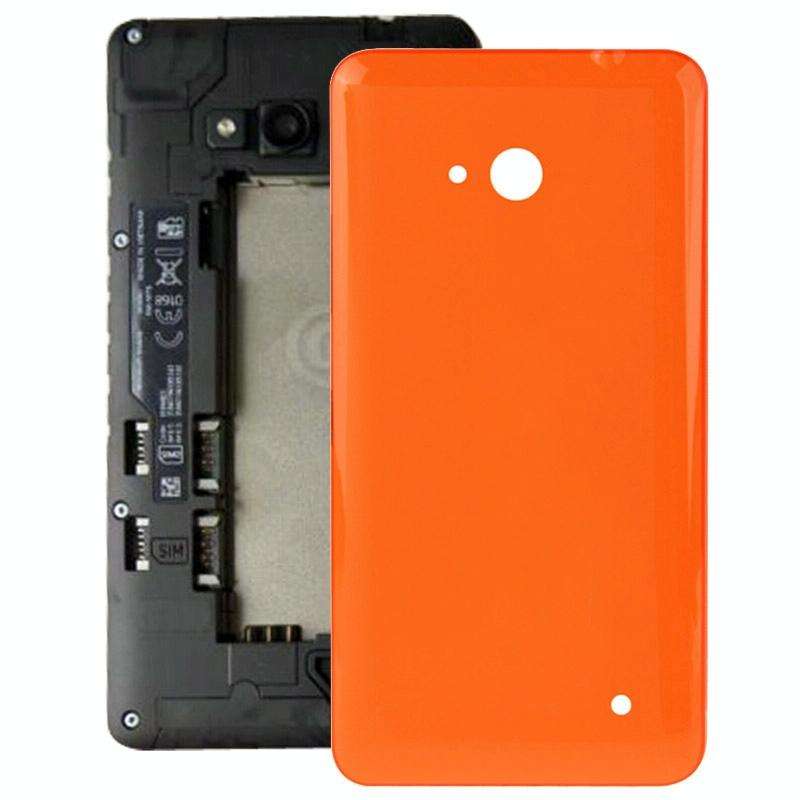 Smooth Surface Plastic Back Housing Cover for Microsoft Lumia 640(Orange)