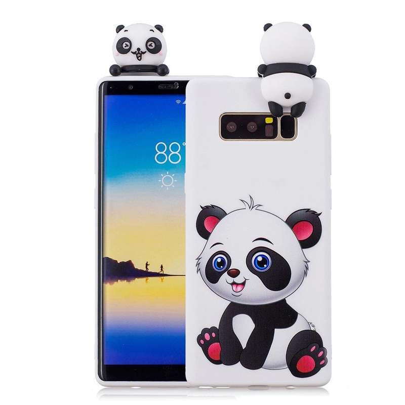 For Galaxy Note 8 Shockproof Cartoon TPU Protective Case(Panda)