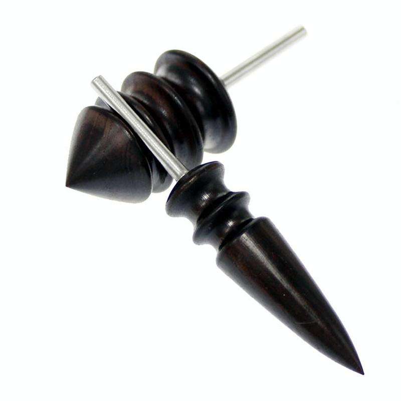 Leather Tool Edge Electric Polishing Slicker Flat Pointed Head Sandalwood Leathers Craft DIY Tool...