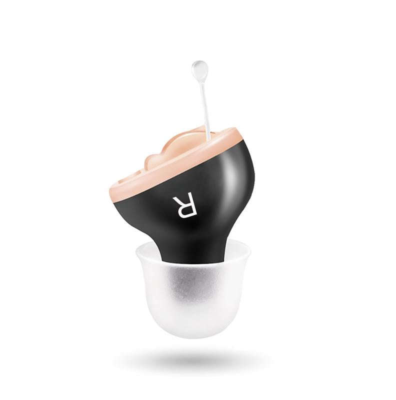 Z-20 In-Ear Hearing Aid Digital Noise Canceling Sound Amplifier(Right Ear Black)