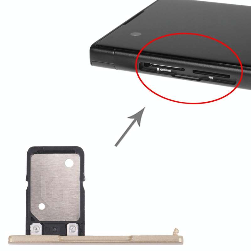 SIM Card Tray for Sony Xperia XA1 Ultra / Xperia XA1(Gold)
