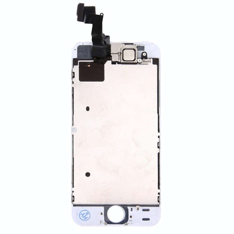 10 PCS TFT LCD Screen for iPhone 5S  Digitizer Full Assembly with Front Camera (White)