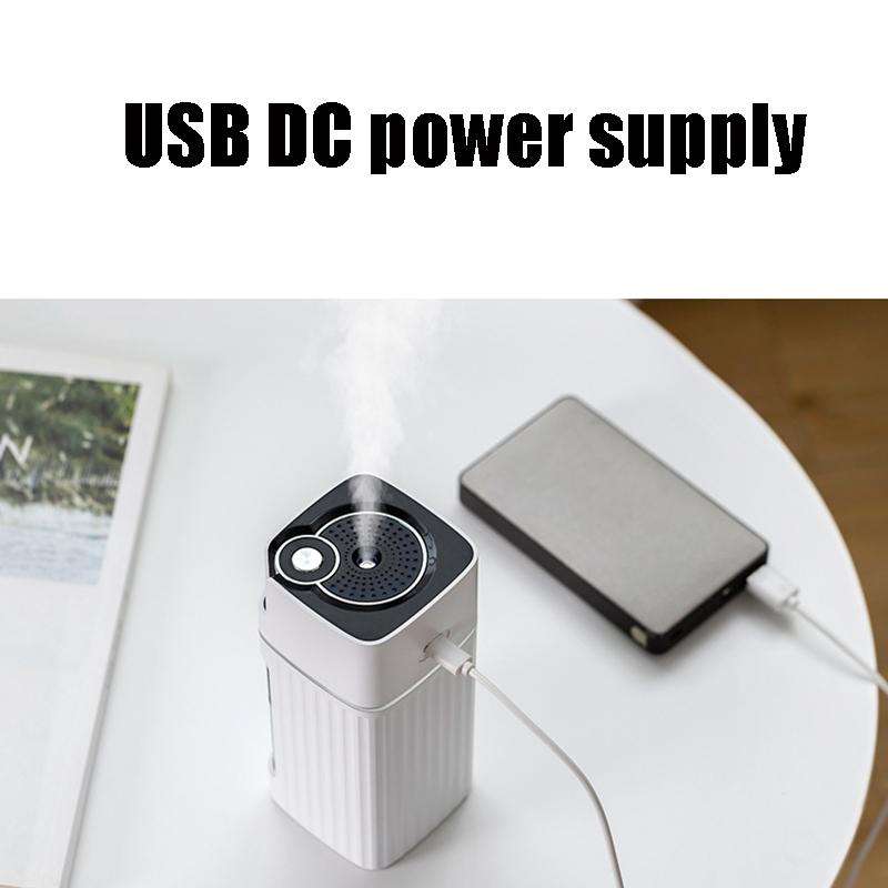 Humidifier USB Office Home Car Mute Portable Colorful Air Purifier(White)