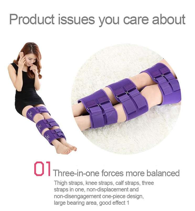3 PCS/Set Leg Posture Corrector O/X-type Bowlegs Orthotic Bandage Straightening Belt Band, Size: ...