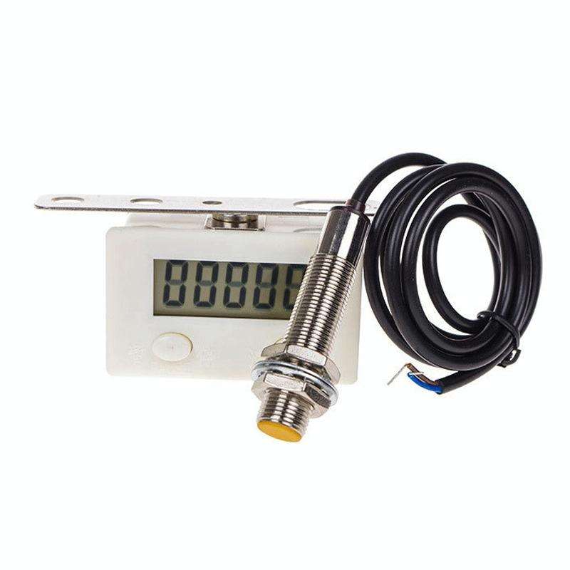 5 Display Electronic Digital Counter Industrial Magnetic Sensor Switch Punch Counter ,Spec: With ...