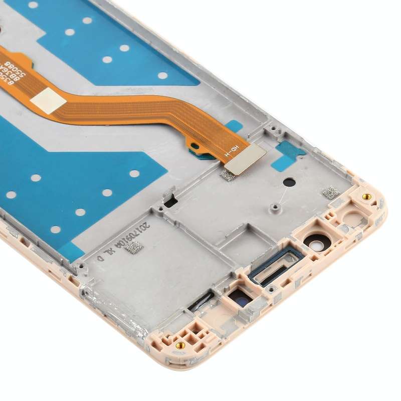 OEM LCD Screen for Huawei Enjoy 7 Plus/Y7 Prime Digitizer Full Assembly with Frame(Gold)