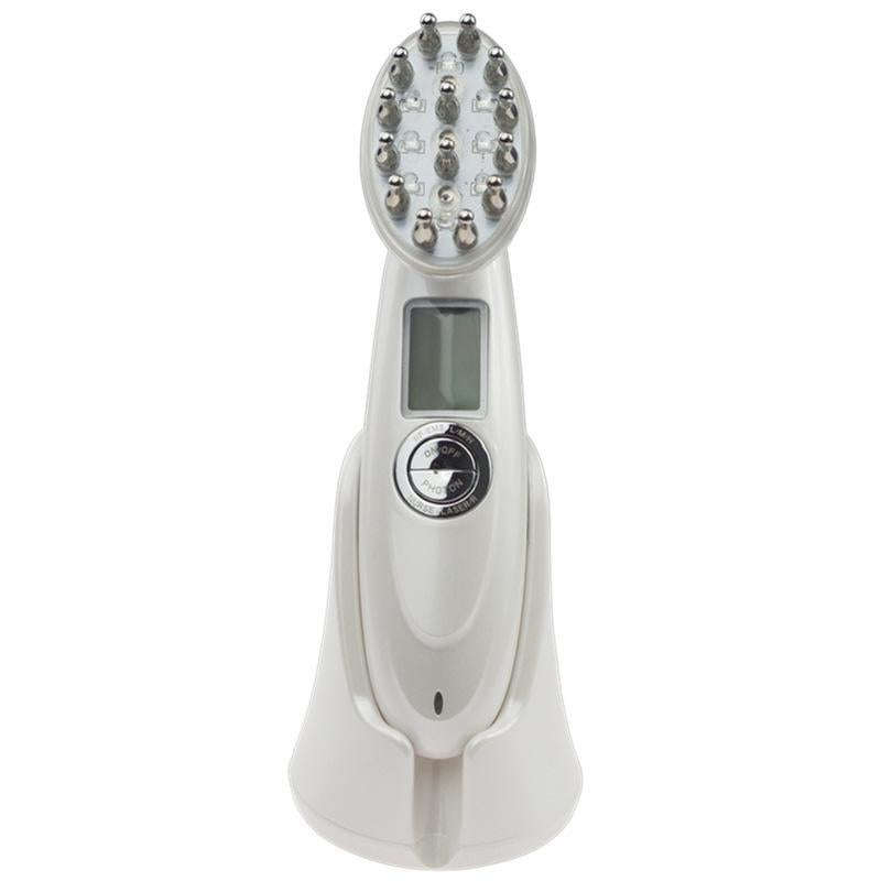 RF Hair Growth Comb Scalp Oil Control & Anti-Hair Loss Massager English Manual(White)