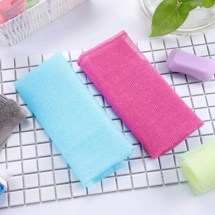 2 PCS Long Nylon Mesh Bath Shower Body Washing Clean Exfoliate Puff Scrubbing Towel Cloth Scrubbe...