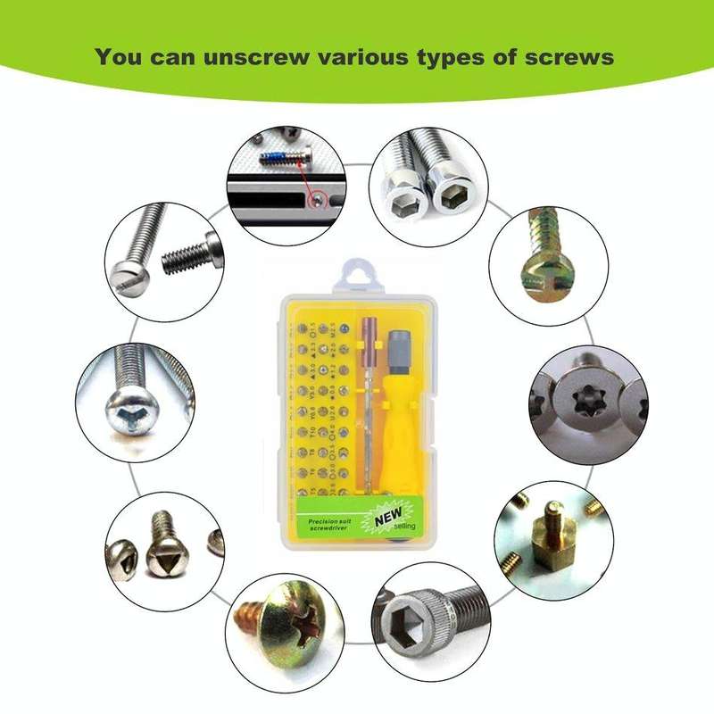 32-in-1 CRV Steel Mobile Phone Disassembly Repair Tool Multi-function Combination Screwdriver Set...